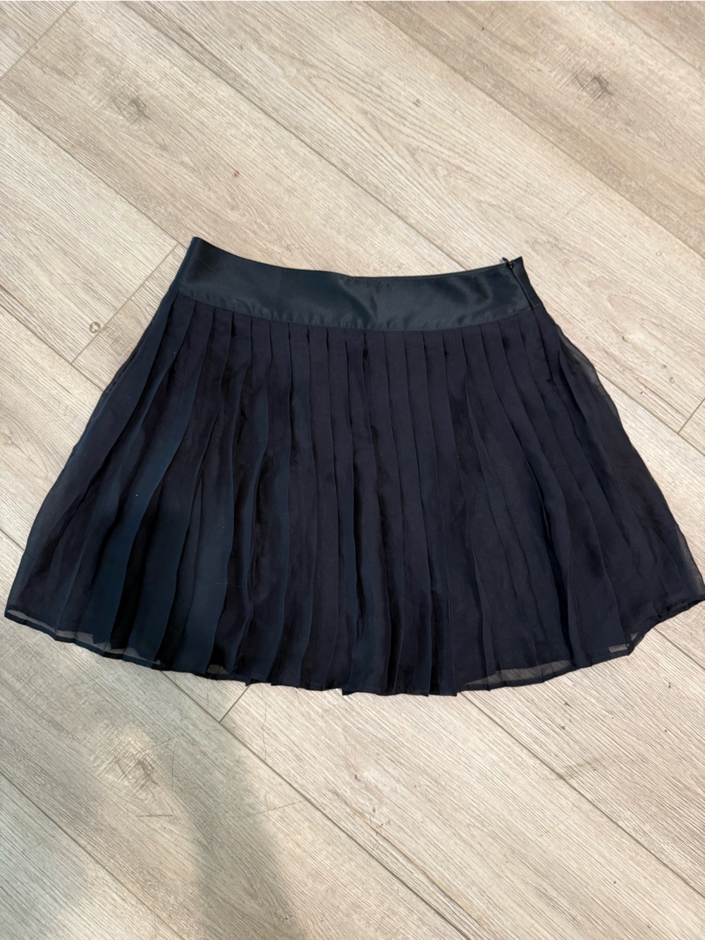 Dolce & Gabbana Black Pleated Mini Skirt